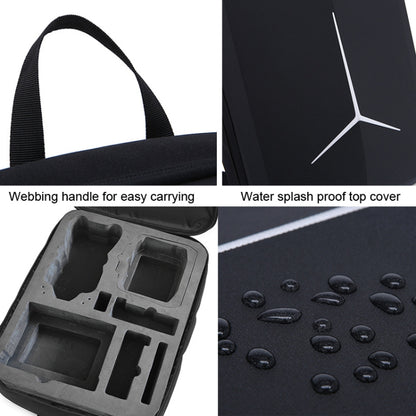 For DJI AIR 3 Storage Bag Backpack Compatible with RC-N2 or RC 2 Remote Control(Black) by buy2fix