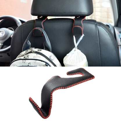 Car Hidden Multi-function Seat Back Seat Small Hook(Black Red) by buy2fix