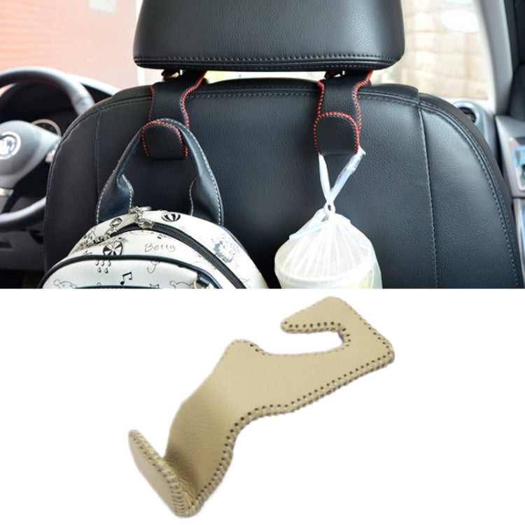 Car Hidden Multi-function Seat Back Seat Small Hook(Beige) by buy2fix