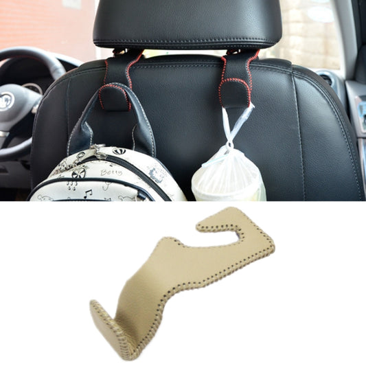 Car Hidden Multi-function Seat Back Seat Small Hook(Beige) by buy2fix