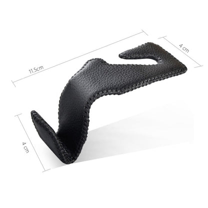 Car Hidden Multi-function Seat Back Seat Small Hook(Black Red) by buy2fix