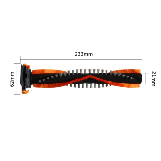 For Philips FC6822/6823/6827/6908/6906 Vacuum Cleaner Roller Brush(Orange Black) - For Philips Accessories by buy2fix | Online Shopping UK | buy2fix