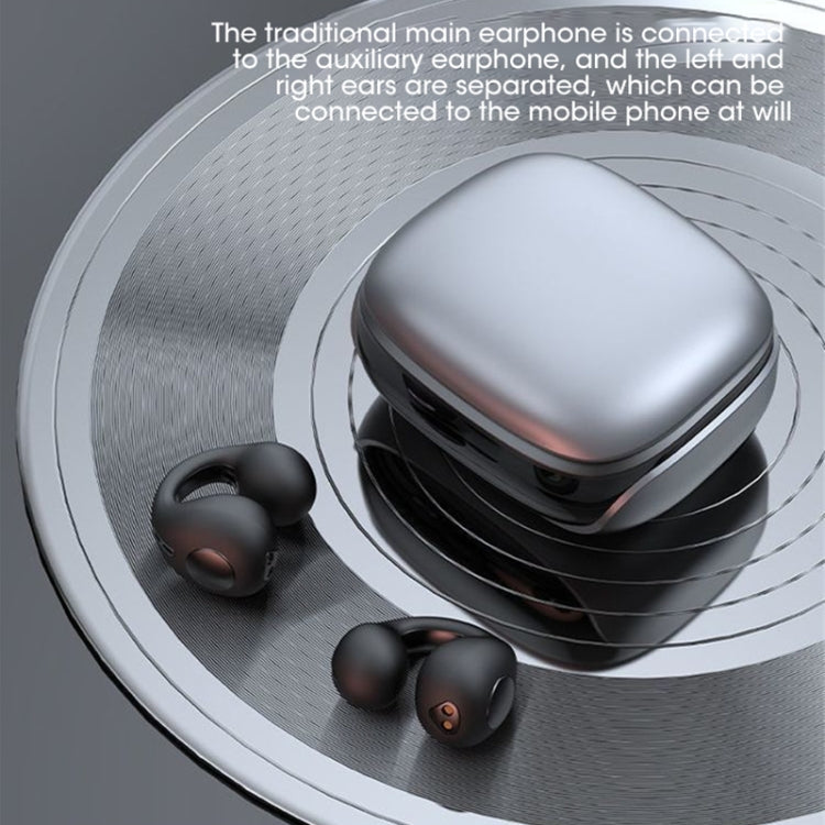 JX80 TWS Wireless Bone Conduction Clip-On Ear Noise Reduction Bluetooth Headset(Skin Color) by buy2fix