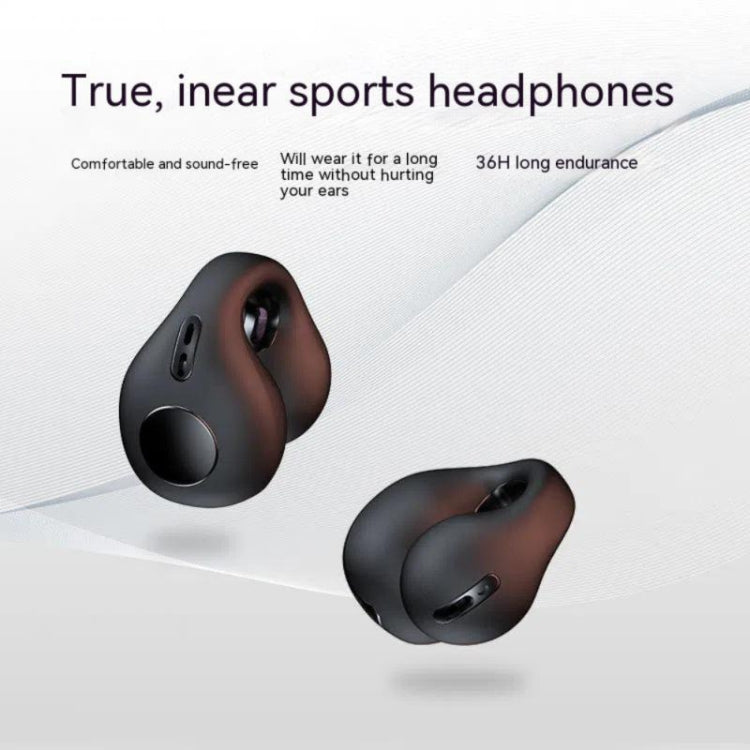 JX80 TWS Wireless Bone Conduction Clip-On Ear Noise Reduction Bluetooth Headset(Skin Color) by buy2fix