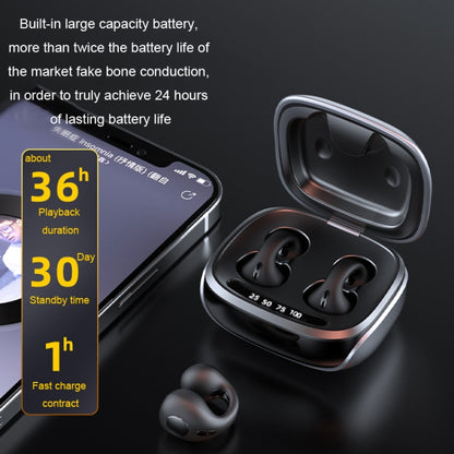 JX80 TWS Wireless Bone Conduction Clip-On Ear Noise Reduction Bluetooth Headset(Skin Color) by buy2fix