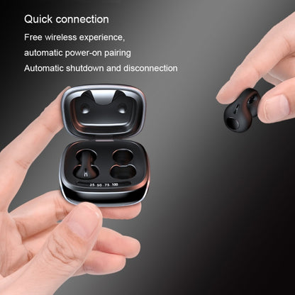 JX80 TWS Wireless Bone Conduction Clip-On Ear Noise Reduction Bluetooth Headset(Skin Color) by buy2fix