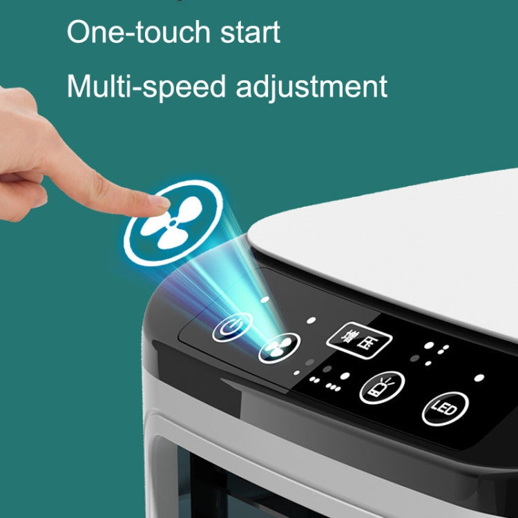 Desktop Mini Cold Air Fan Home Humidifier Dual Spray Air Conditioning Fan With CN Plug by buy2fix