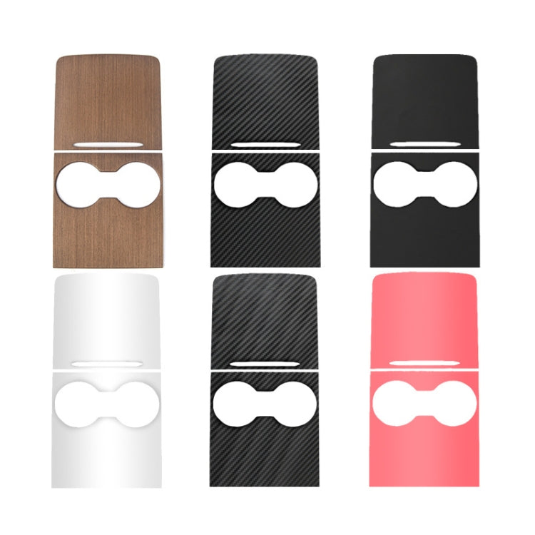 For Tesla Model3/Y Central Control Panel Modification Anti-Scratch Protective Sticker(Log Grain) by buy2fix