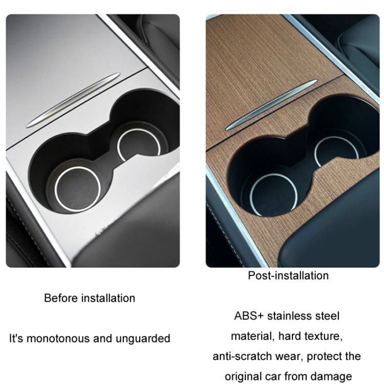 For Tesla Model3/Y Central Control Panel Modification Anti-Scratch Protective Sticker(Carbon Fiber Matte) by buy2fix