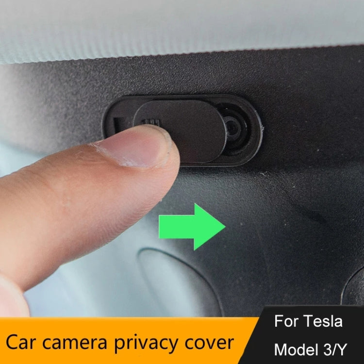 For Tesla Model 3/Y Camera Privacy Protection Sticker Cover(Black) by buy2fix