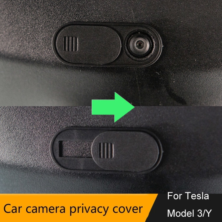 For Tesla Model 3/Y Camera Privacy Protection Sticker Cover(Black) by buy2fix