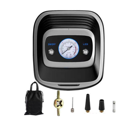 12V Metal Cylinder Smart Digital Display Portable Mini Tire Pump, Specification: No. 30 Manual Shutdown - Inflatable Pump by buy2fix | Online Shopping UK | buy2fix