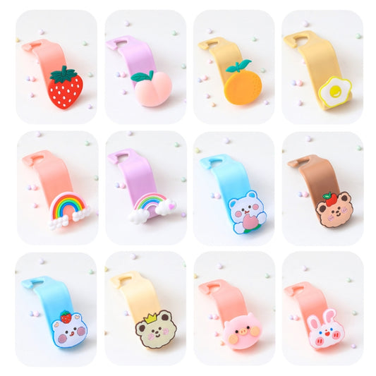 5pcs Car Seat Rear Hidden Multifunctional Cartoon Hook(Random Color Delivery) by buy2fix