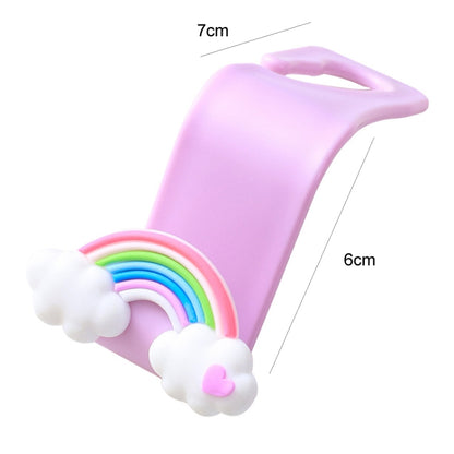 5pcs Car Seat Rear Hidden Multifunctional Cartoon Hook(Random Color Delivery) by buy2fix