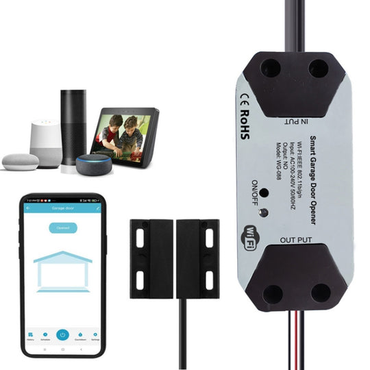 Tuya APP Remote Control WIFI Smart Garage Door Controller, Specification: AU Plug