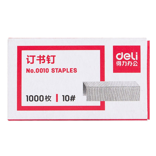 Deli 0010 10 1000pcs/box Portable Booking Machine Staples - Binding Supplies by Deli | Online Shopping UK | buy2fix