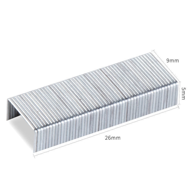 Deli 0010 10 1000pcs/box Portable Booking Machine Staples - Binding Supplies by Deli | Online Shopping UK | buy2fix