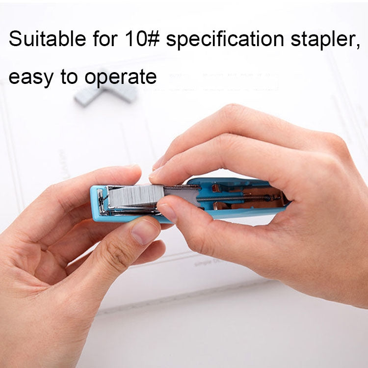Deli 0010 10 1000pcs/box Portable Booking Machine Staples - Binding Supplies by Deli | Online Shopping UK | buy2fix