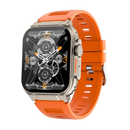 A70 1.96 Inch Health Monitoring Multifunctional IP68 Waterproof Bluetooth Call Smart Watch(Orange) by buy2fix