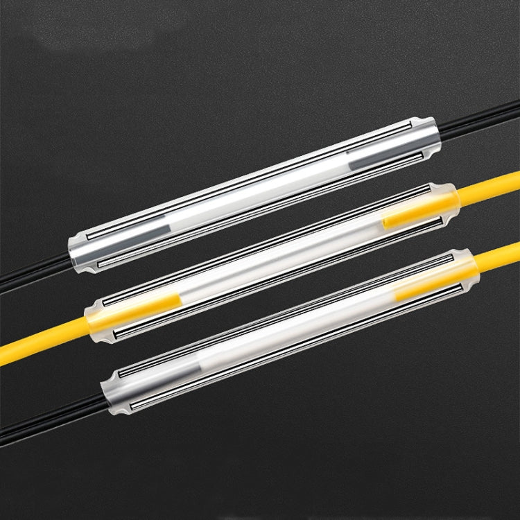 50pcs/pack 60mm Double -Pin Leather Thread Optical Fiber Heat Shrinkable Tube Optical Hot Melt Tube by buy2fix