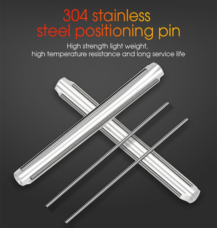 50pcs/pack 60mm Double -Pin Leather Thread Optical Fiber Heat Shrinkable Tube Optical Hot Melt Tube by buy2fix