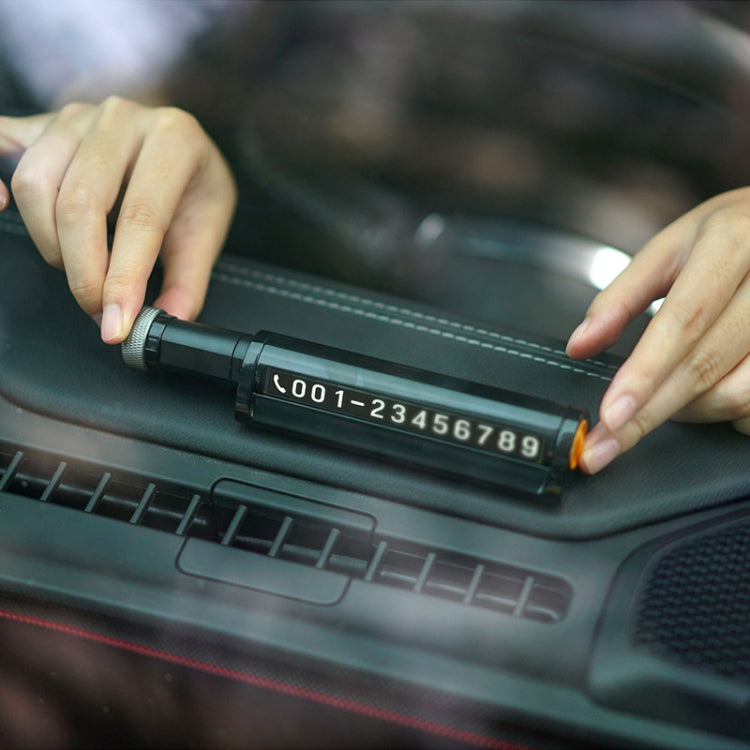 Multifunctional Break Window Mini Safety Hammer Parking Number Plate(Grey) by buy2fix