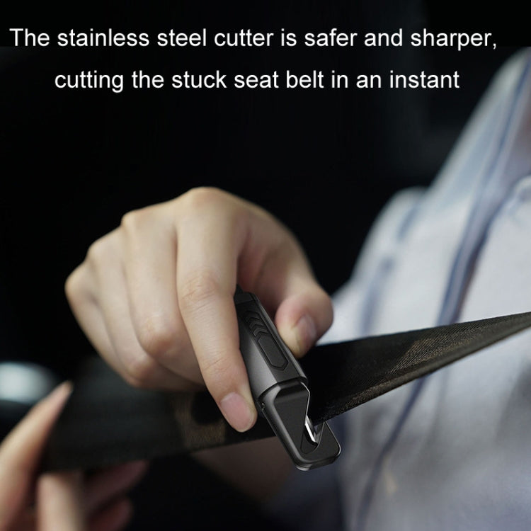 Multifunctional Break Window Mini Safety Hammer Parking Number Plate(Red) by buy2fix