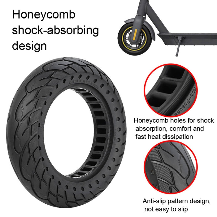 For Kugoo M4 Electric Scooter 10 Inch Inflatable Honeycomb Solid Run-flat Tire(36mm Slot Blue) - Accessories & Parts by buy2fix | Online Shopping UK | buy2fix