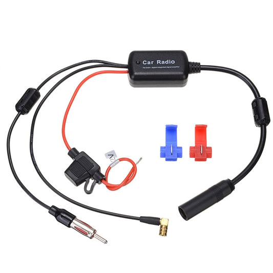Car Aerial DAB Digital Radio Signal Amplifier 12V Automobile 25dB Antenna by buy2fix