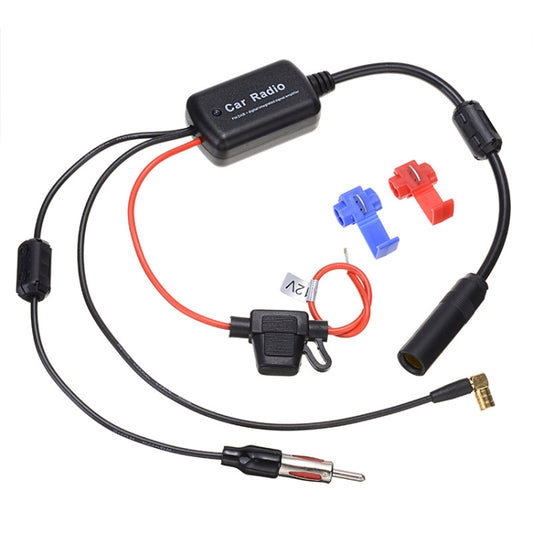 Car Aerial DAB Digital Radio Signal Amplifier 12V Automobile 25dB Antenna by buy2fix