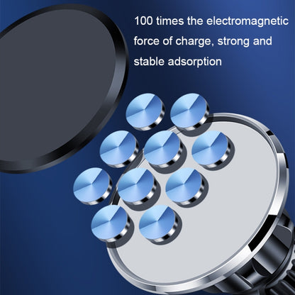 Aluminum Alloy Rotatable Magnetic Car Air Outlet Mobile Phone Holder(Black) by buy2fix