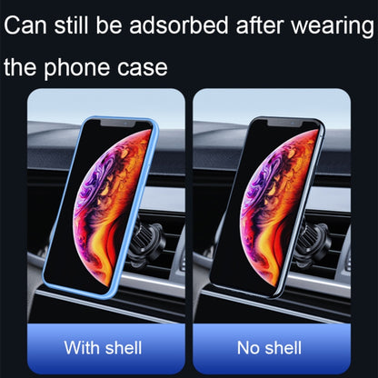 Aluminum Alloy Rotatable Magnetic Car Air Outlet Mobile Phone Holder(Silver) by buy2fix