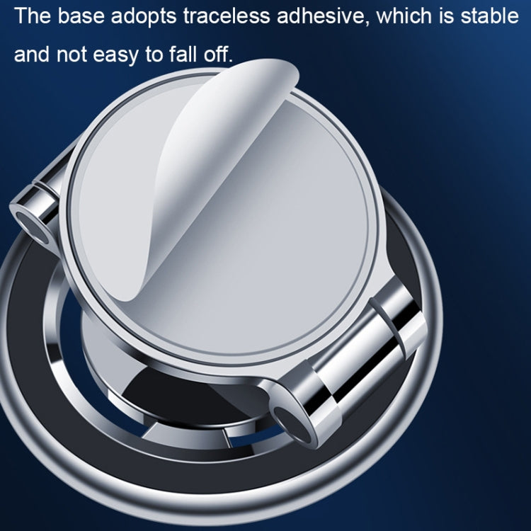 Dashboard Magnetic Navigation Foldable Universal Car Phone Holder(Silver) by buy2fix