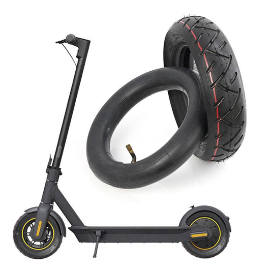 10 X 2.5 Inflatable Inner Tire + Outer Tire Kit  For Ninebot MAX G30 10-Inch Scooter(Black) - Accessories & Parts by buy2fix | Online Shopping UK | buy2fix