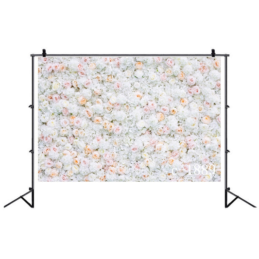 2.1 X 1.5m Festive Photography Backdrop 3D Wedding Flower Wall Hanging Cloth, Style: C-1889 by buy2fix