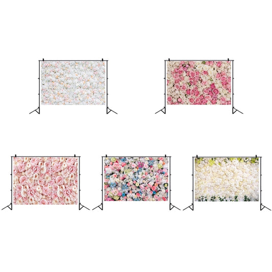 2.1 X 1.5m Festive Photography Backdrop 3D Wedding Flower Wall Hanging Cloth, Style: C-1886 by buy2fix