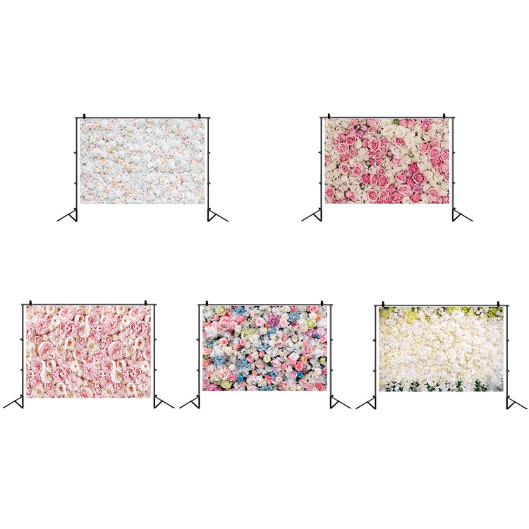 2.1 X 1.5m Festive Photography Backdrop 3D Wedding Flower Wall Hanging Cloth, Style: C-1889 by buy2fix