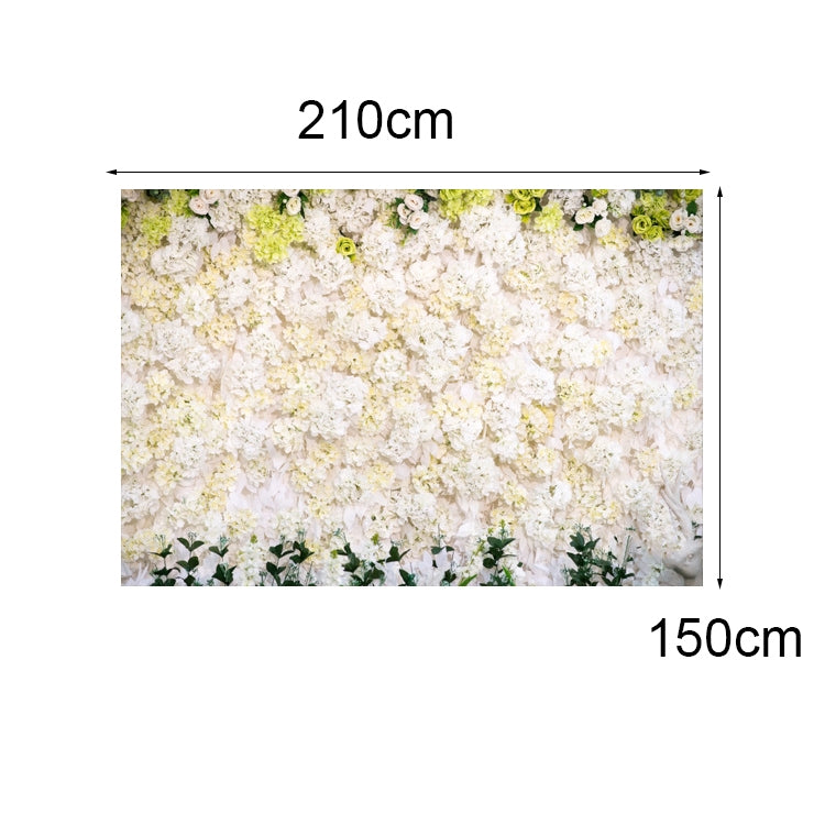 2.1 X 1.5m Festive Photography Backdrop 3D Wedding Flower Wall Hanging Cloth, Style: C-1886 by buy2fix