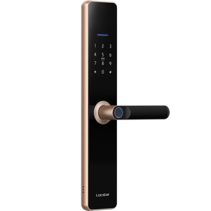 Wifi Fingerprint Lock Home Security Door Password Lock Supports APP Remote Unlocking(Rose Gold) - Door Lock by buy2fix | Online Shopping UK | buy2fix