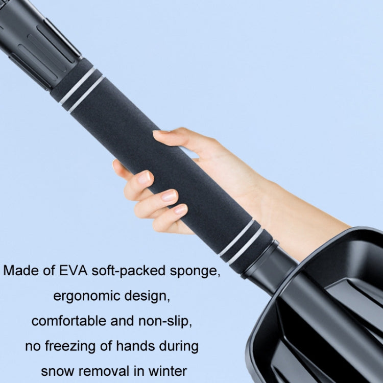 Vehicle-mounted Winter Enlarged Detachable Snow Shovel(Black) - Ice Scraper by buy2fix | Online Shopping UK | buy2fix