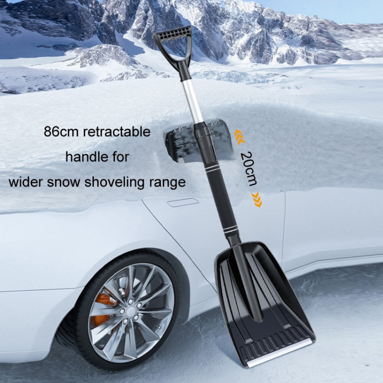 Vehicle-mounted Winter Enlarged Detachable Snow Shovel(Black) - Ice Scraper by buy2fix | Online Shopping UK | buy2fix