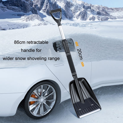 Vehicle-mounted Winter Enlarged Detachable Snow Shovel(Black) - Ice Scraper by buy2fix | Online Shopping UK | buy2fix