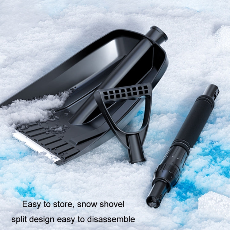 Vehicle-mounted Winter Enlarged Detachable Snow Shovel(Black) - Ice Scraper by buy2fix | Online Shopping UK | buy2fix