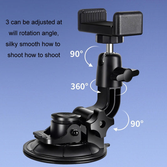 Car Suction Cup Mobile Phone Navigation Live Broadcast Shooting Bracket, Specification: With Bluetooth by buy2fix
