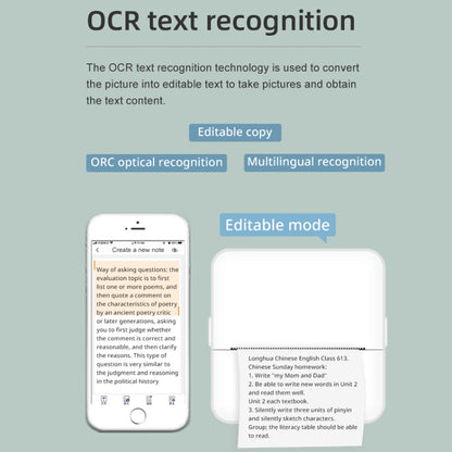 X6 200DPI Student Homework Printer Bluetooth Inkless Pocket Printer Pink 5 Printer Paper+5 Stickers by buy2fix