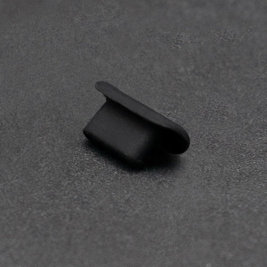 8 Pin Phone Dust Plug Silicone Charging Port Plug(Black) - Anti-dust & Ear Caps by buy2fix | Online Shopping UK | buy2fix