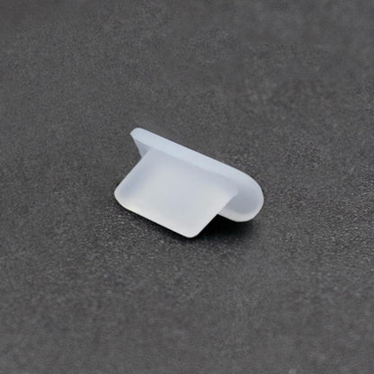 8 Pin Phone Dust Plug Silicone Charging Port Plug(Transparent) - Anti-dust & Ear Caps by buy2fix | Online Shopping UK | buy2fix
