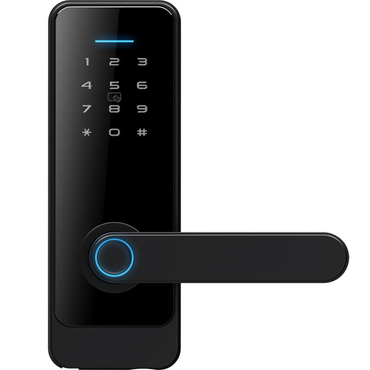 C89 Smart Fingerprint Password Lock Home Indoor Door TUYA System Lock(Black) by buy2fix