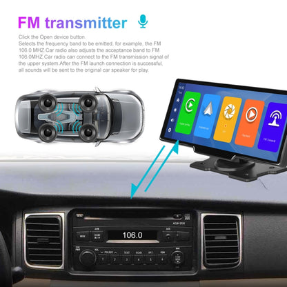 Car 10.26 Inch Portable Wireless CarPlay Display Android Auto Mobile Phone Screen - Car MP3 & MP4 & MP5 by buy2fix | Online Shopping UK | buy2fix
