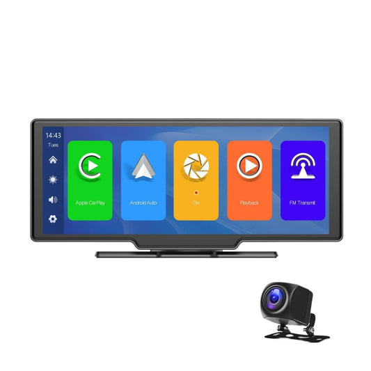 Car 10.26 Inch Portable Wireless CarPlay Display Android Auto Mobile Phone Screen - Car MP3 & MP4 & MP5 by buy2fix | Online Shopping UK | buy2fix